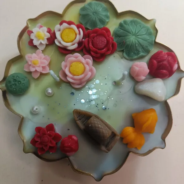 Lotus_Pond_Urli_Candle_With_Aqua_Wave_Aroma_Candle