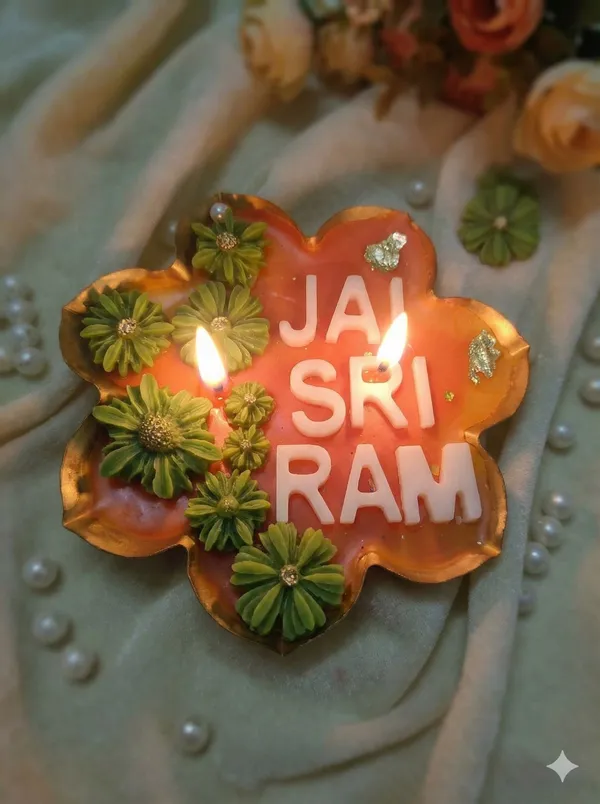 Jai_Sri_Ram_Theme_Based_Urli_Candle_Candle
