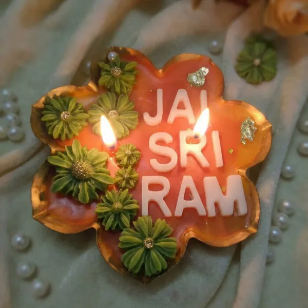 Jai_Sri_Ram_Theme_Based_Urli_Candle_Candle