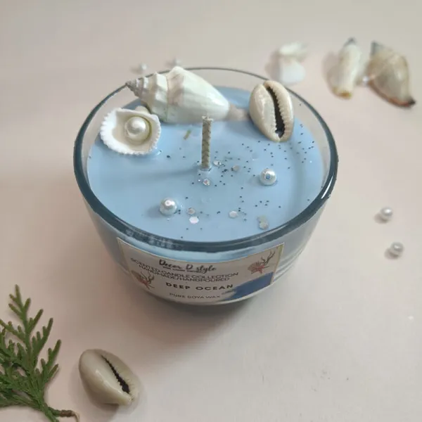 Deep_Ocean_Candle_With_Aqua_Wave_Aroma_And_Real_Sea_Shell_Candle