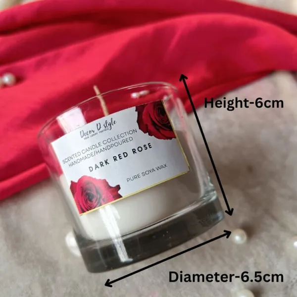 Daisy_Flower_Red_Candle_Rose_Aroma_Candle