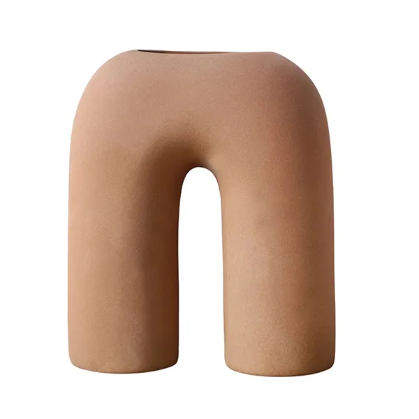 Inverted_U_Shaped_Showpiece_For_Home_Decor_Cream_Polyresin_9_Inch