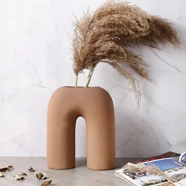 Inverted_U_Shaped_Showpiece_For_Home_Decor_Cream_Polyresin_9_Inch