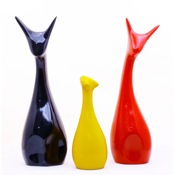 Lucky_Deer_Family_Showpiece_Set_Of_3_For_Home_Decor_Multicolor_Polyresin_10_Inch