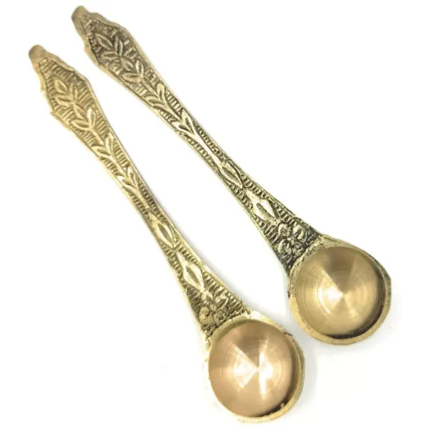 Brass_Panchamrit_Pooja_Spoon_Set_Of_2_5_Inch