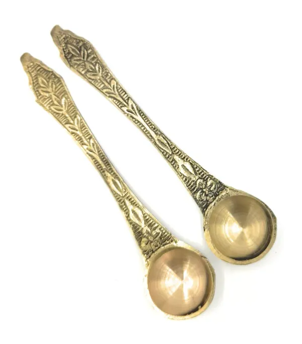 Brass_Panchamrit_Pooja_Spoon_Set_Of_2_5_Inch