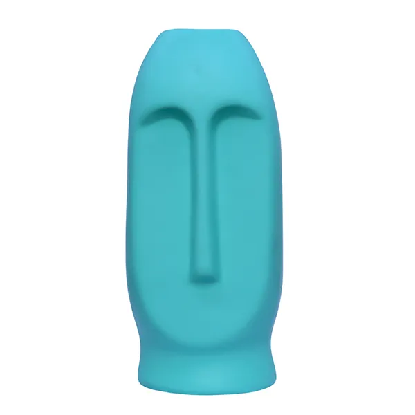 Human_Face_Flower_Vases_For_Home_Decor_Green_Polyresin_9_5_Inch