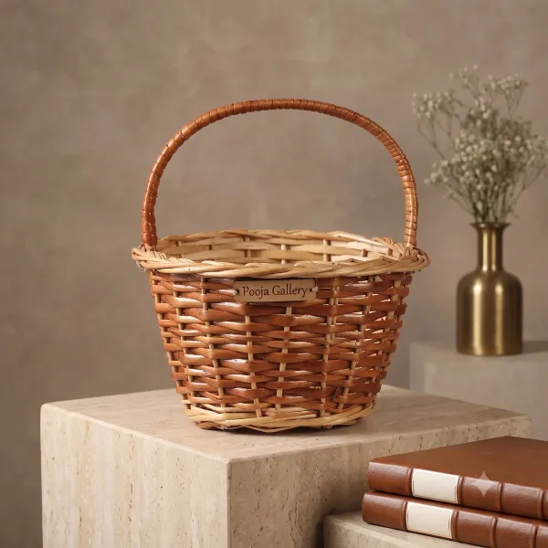 Wooden_Basket_For_Puja_Items_Wicker_Fruit_Flower_Basket