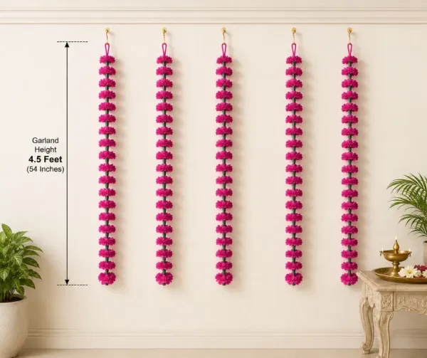 Artificial_Pink_Flower_Garland_4_5_Feet_Set_Of_5_For_Door_Pooja_Wedding_Decoration
