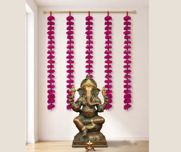 Artificial_Pink_Flower_Garland_4_5_Feet_Set_Of_5_For_Door_Pooja_Wedding_Decoration
