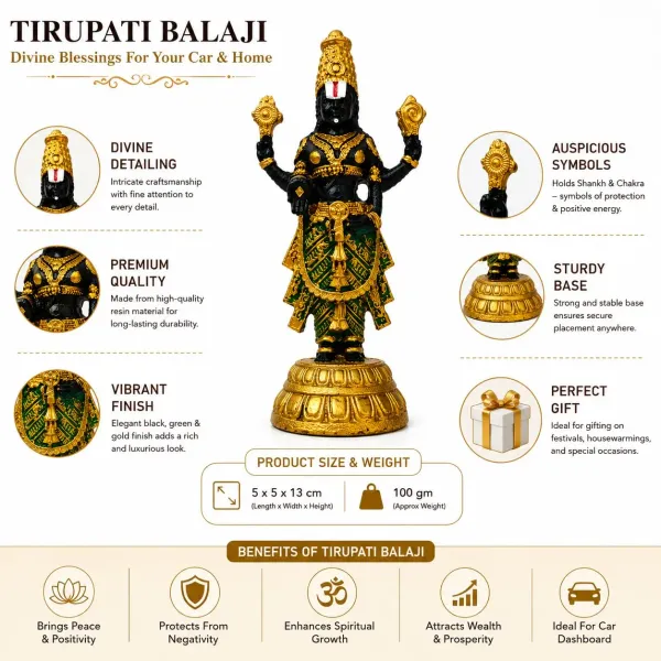 Tirupati_Balaji_Idol_Black_Finish_For_Home_Temple_Pooja