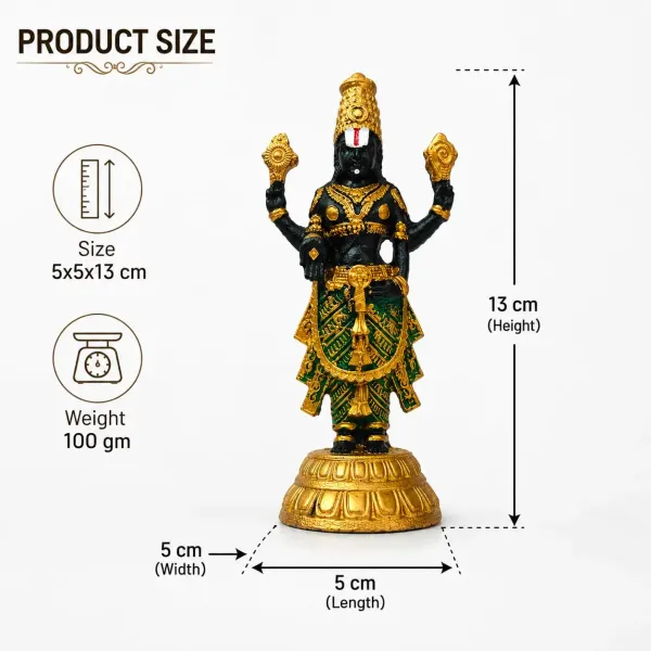 Tirupati_Balaji_Idol_Black_Finish_For_Home_Temple_Pooja