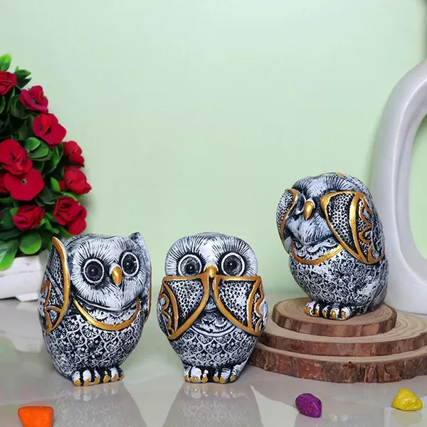 Three_Wise_Owls_Statue_Set_Hear_No_Evil_See_No_Evil_Speak_No_Evil_Decorative_Polyresin_Showpiece_11_Cm_H