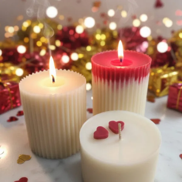 Decorative_Pillar_Candle_With_Rose_Aroma_Set_Of_3_Handmade_Candle