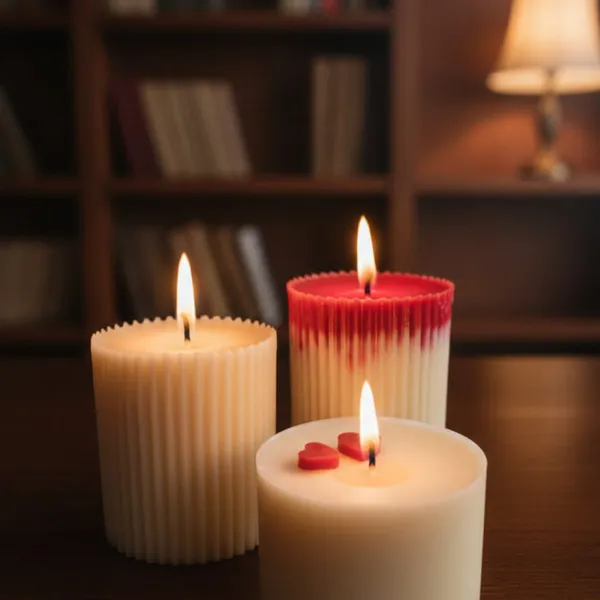 Decorative_Pillar_Candle_With_Rose_Aroma_Set_Of_3_Handmade_Candle