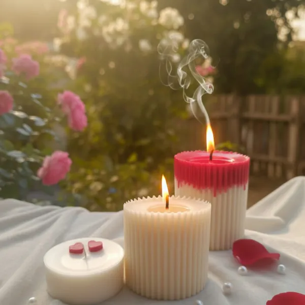 Decorative_Pillar_Candle_With_Rose_Aroma_Set_Of_3_Handmade_Candle