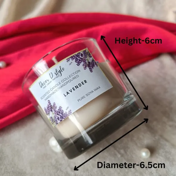 Daisy_Flower_Purple_Candle_Lavender_Scent_Candle