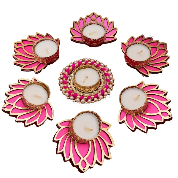 Pink_Lotus_Chudi_Diya_Rangoli_Set_Of_7_Decorative_Tealight_Candle_Holder_For_Diwali_Pooja