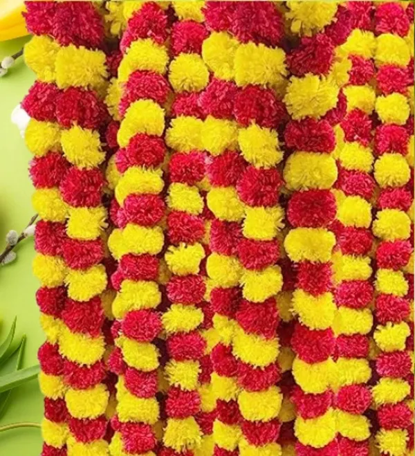 Pack_Of_5_Artificial_Flowers_Marigold_Garlands_For_Decoration_Red_Yellow