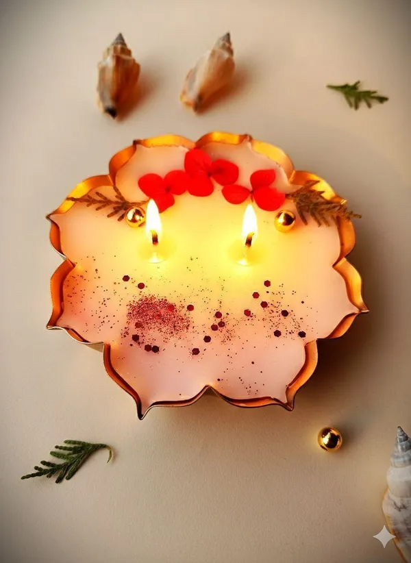 Red_Rose_Aroma_Candle_With_Christmas_Theme_Candle