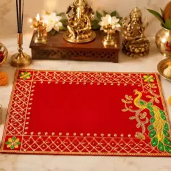 Red_Velvet_Pooja_Aasan_Decorative_Puja_Aasan_For_Home_Temple_Festival_Worship
