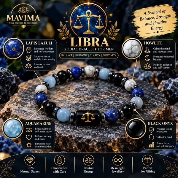 Multicolor_Stone_Bead_Libra_Zodiac_Bracelet_For_Men