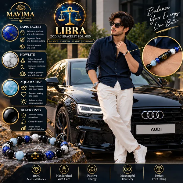 Multicolor_Stone_Bead_Libra_Zodiac_Bracelet_For_Men