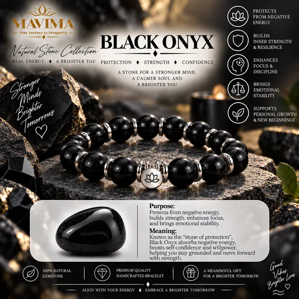 Black_Onyx_Stone_Bead_Grounding_Bracelet_For_Unisex
