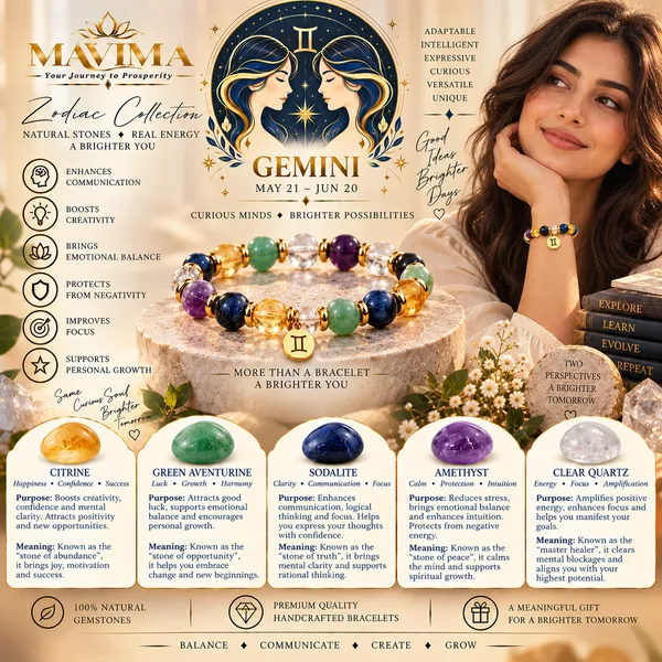 Mavima_Multicolor_Stone_Beads_Gemini_Zodiac_Bracelet_For_Women