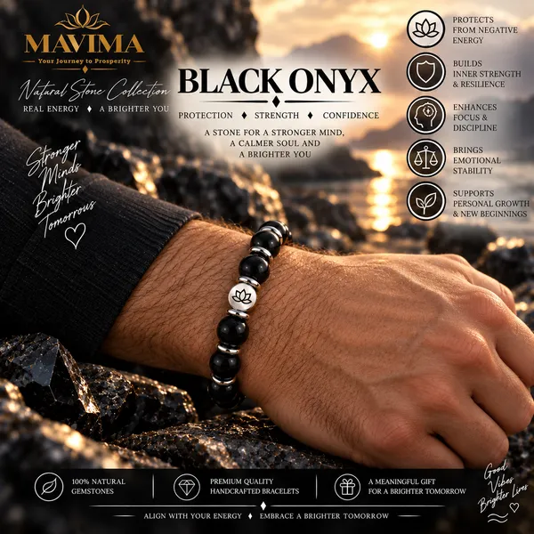 Black_Onyx_Stone_Bead_Grounding_Bracelet_For_Unisex