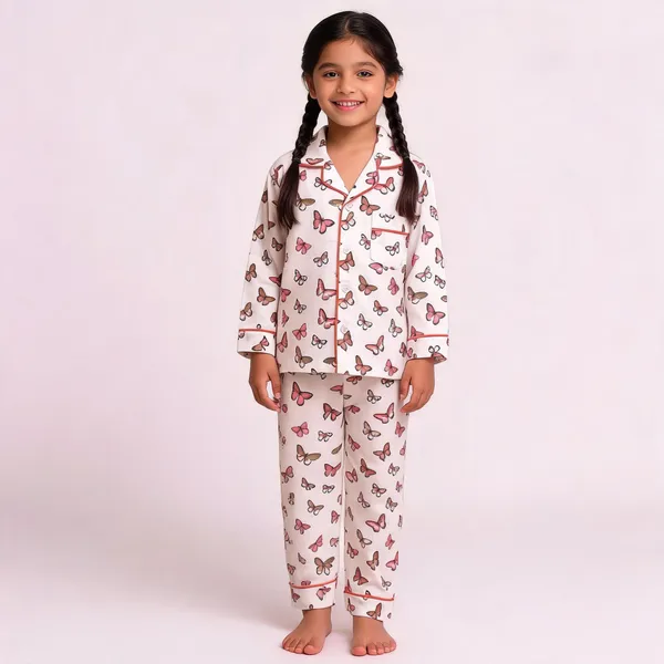 Pink_Butterfly_Printed_Cotton_Relaxed_Pyjama_Set_For_Boys_&_Girls
