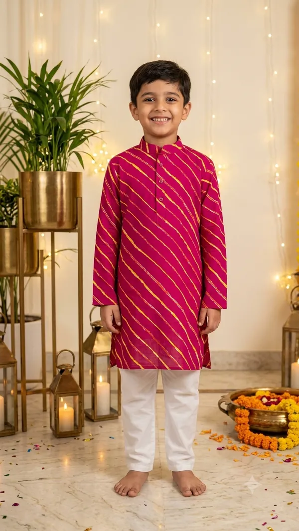 Pink_Printed_Kurta_Pajama_Set_for_Boys