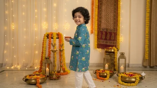 Powder_blue_Pichwai_cow_Printed_Kurta_Pajama_Set_for_Boys