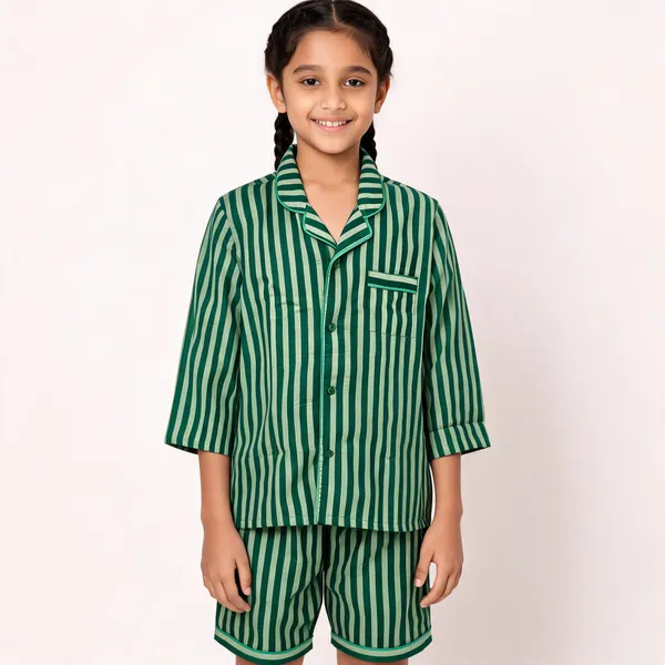Green_Striped_Cotton_Relaxed_Pyjama_Set_For_Boys_&_Girls
