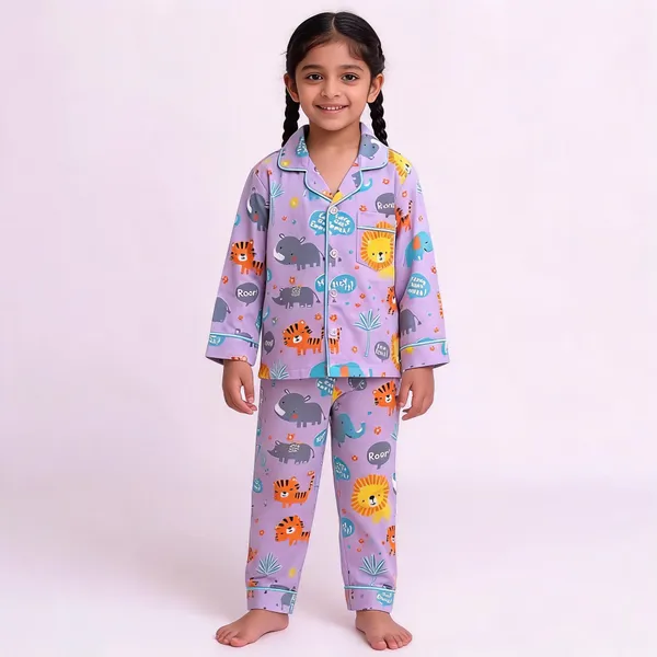 Lavender_Animal_Printed_Cotton_Relaxed_Pyjama_Set_For_Boys_&_Girls