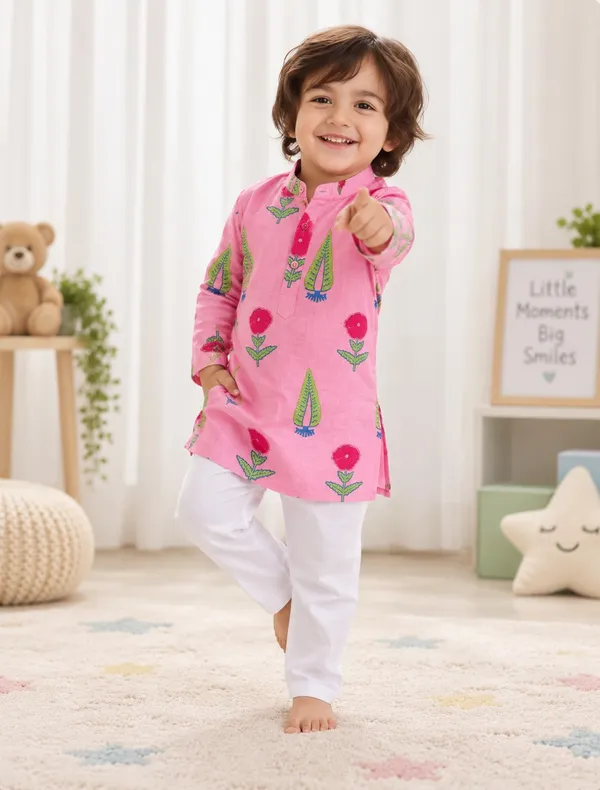 Pink_Printed_Kurta_Pajama_Set_for_Boys