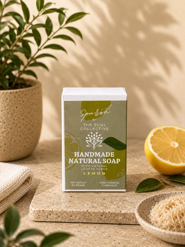 Sparsh_By_The_Soul_Collective_Handmade_Natural_Soap_-_Lemon_With_Natural_Loofah