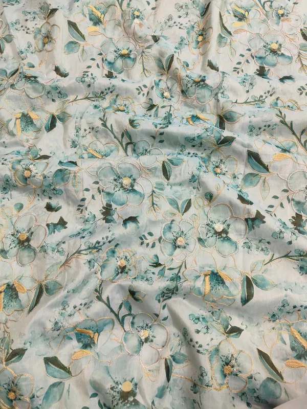 Floral_Position_Print_With_Embroidery_On_Shimmer_Fabric