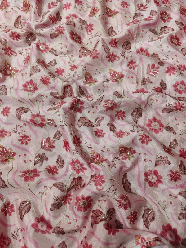 Baby_Pink_Floral_Position_Print_With_Embroidery_On_Chinon_Fabric