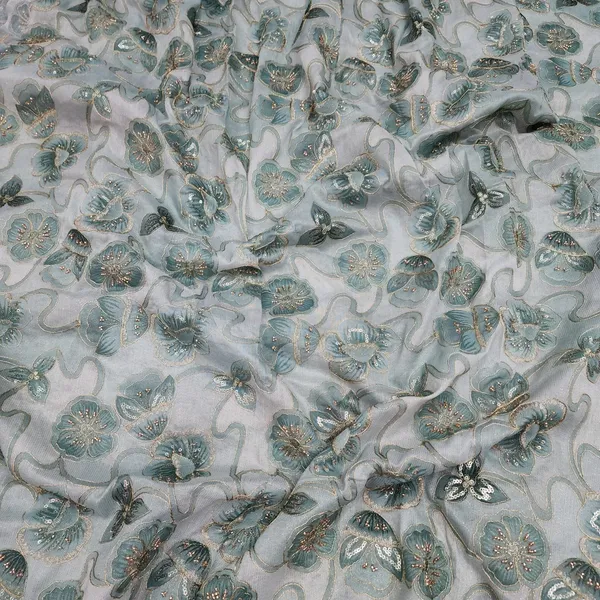 Floral_Beads_Embroidery_With_Position_Print_On_Zari_Shimmer