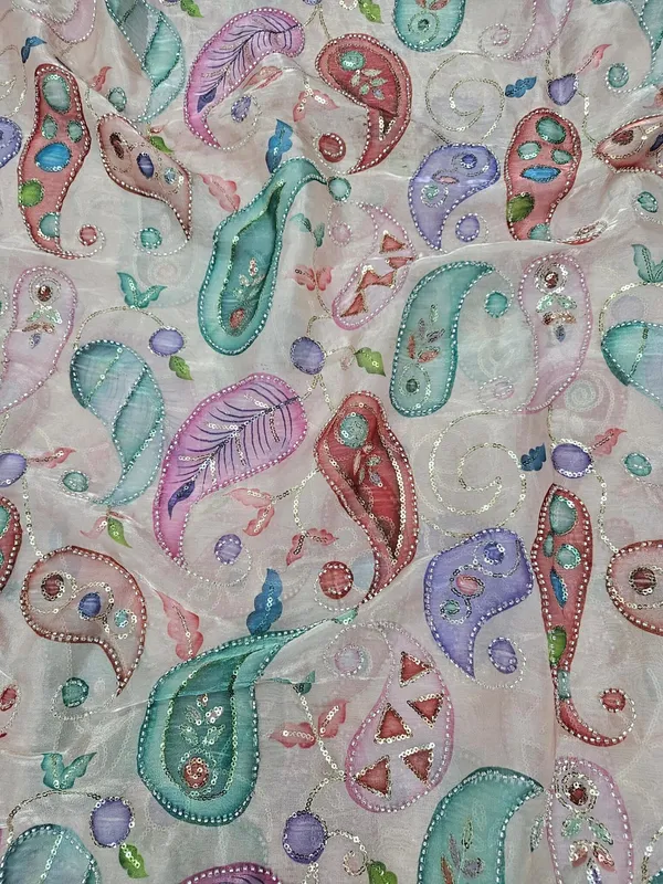 Carry_Position_Print_With_Cut_Dana_Beads_Embroidery_On_Metallic_Organza