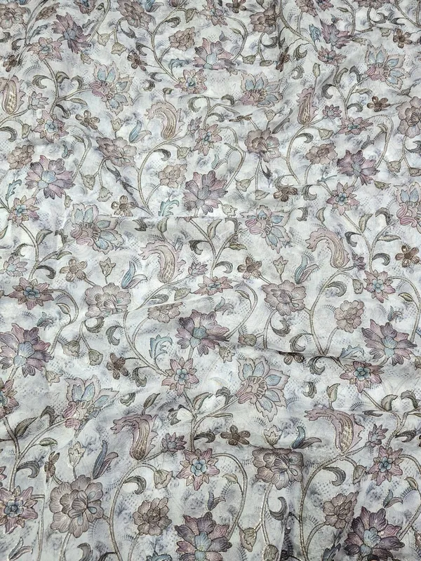 Grey_Floral_Position_Print_With_Embroidery_On_Organza_Fabric