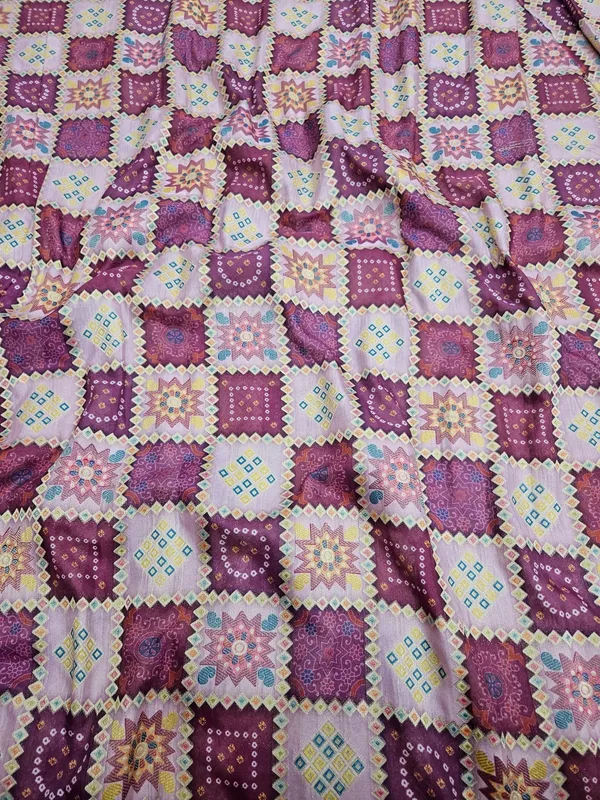 Wine_Jaquard_Position_Print_On_Cotton_Silk_Fabric