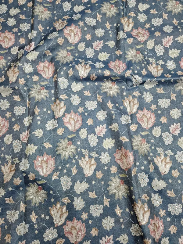 Floral_Position_Print_On_Shimmer_Fabric