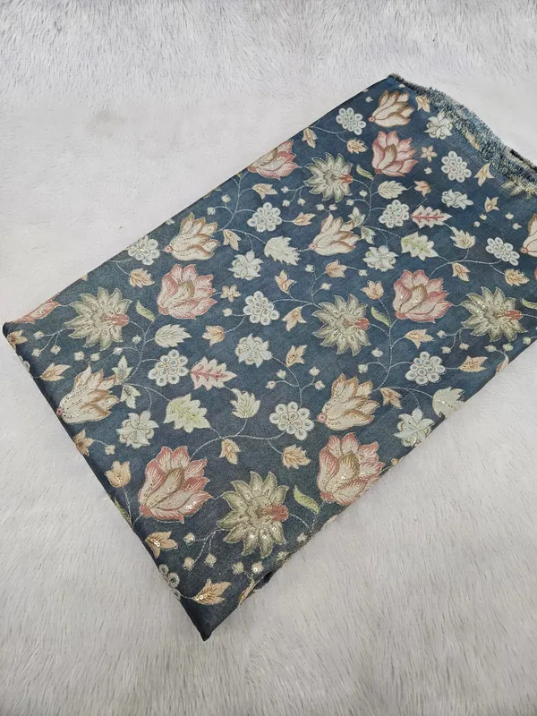 Floral_Position_Print_On_Shimmer_Fabric
