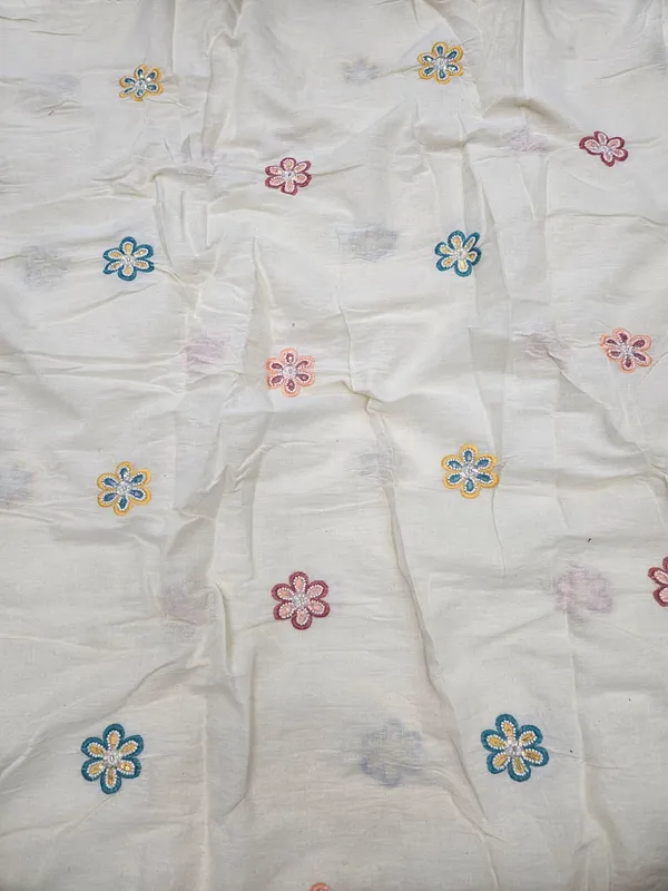 Beads_Embroidery_With_Multi_Colour_Threadwork_On_Dyeable_Kora_Cotton