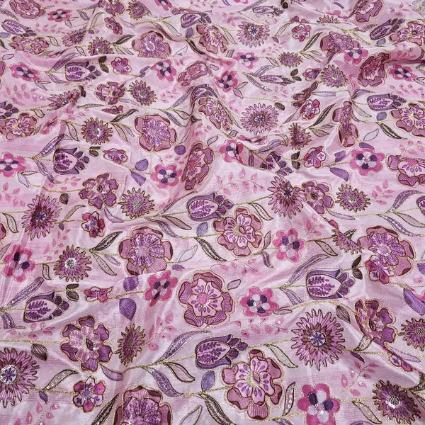 Light_Purple_Position_Print_With_Sequins_Embroidery_On_Chinon_Fabric