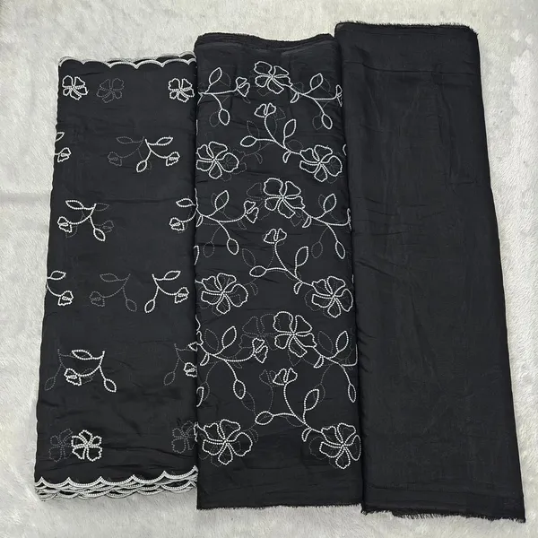 Black_3pc_Embroidery_On_Mul_Chanderi_Fabric