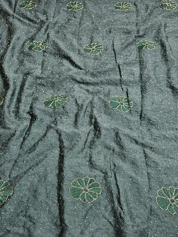 Dusty_Sea_Green_Floral_Sequins_Beads_Embroidery_On_Rangoli_Crush_Fabric