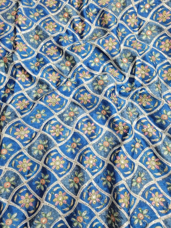 Blue_Zari_Sequins_Embroidered_Work_With_Position_Print_On_Chinon_Fabric